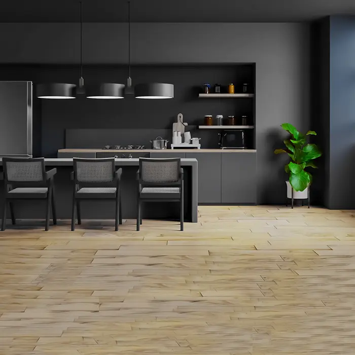 Grey modular kitchen from IVAS Kitchens